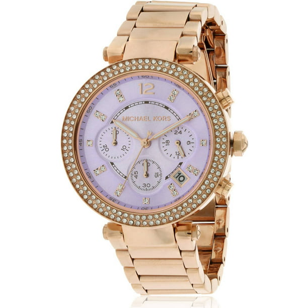 Michael Kors - Michael Kors Women's Parker Rose Gold-Tone Watch, MK6169 ...