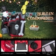 thumbnail image 4 of Gymax 5.2 FT Inflatable Skeleton Playing Piano Blow up Giant Skeleton w/ Bluetooth Speaker, 4 of 10