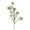 Green, variant on Artificial Billy Ball Stem 6 Head Floral Branch with Fabric Leaves and Flexible Wired Stem for Indoor Display