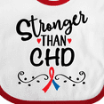 thumbnail image 4 of Inktastic Chd Awareness Month Ribbon Boys or Girls Baby Bib, 4 of 4