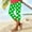 Green, variant on SwiftWear Summer Dots Capri Leggings for Women Adjustable Comfort & Sculpted Fit | Breathable Summer Style S-3XL​