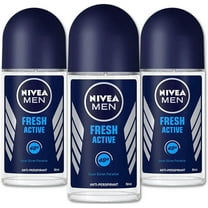 Nivea Men Fresh Active Antiperspirant Deodorant Gel, Long-Lasting Freshness with Ocean Extracts, 1.7 oz (Pack of 3)