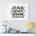 thumbnail image 2 of Scripture Walls  Do Good Galatians 6:10 Bible Verse Canvas Christian Wall Art Ready to Hang Unframed, 2 of 12