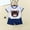 White-A, variant on Virmaxy 6Months-6T Toddler Suit Boys Baby Girls Fashion Cute Puppy Printed Short Sleeve Top Casual Suit Blue-C 6-9 Months