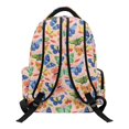 thumbnail image 2 of FUIALDOLG Adjustable Padded Straps Bookbag for Back to School Elementary School, 600D Polyester Lightweight Book Bag, Colorful Butterfly Pattern, 2 of 10