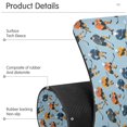 thumbnail image 4 of Yayeee Faucet Mat for Kitchen Sink 14.7" Diatomite Long Splash Guard Pad, Cartoon Hockey Pattern, 2 Pack, 4 of 7