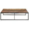 thumbnail image 2 of vidaXL Coffee Table 140x140x40 cm Solid Reclaimed Wood, 2 of 4