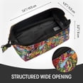 thumbnail image 5 of ZIPIT: Lenny Pencil Case - Doodles - Large Storage Capacity Zipper Pouch, Makeup-Stationery Bag, School-Travel, Washable Polyester, Kids-Teens-Adults, 5 of 10