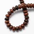 thumbnail image 2 of Natural Mahogany Obsidian Beads Strands Rondelle Shaped Coconut Brown 8x5mm Hole: 1mm about 60~65pcs/strand 15.7 inch, 2 of 2