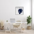 thumbnail image 2 of Stupell Industries Tropical Monstera Blue Silhouette Sharp Grey Angles, 24 x 24, Designed by Ruth Fromstein, 2 of 7