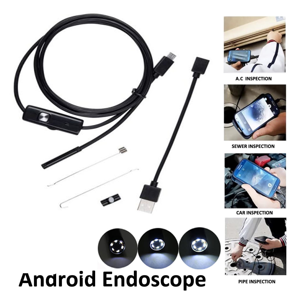 5.5mm Borescope Waterproof Borescope Engine/Tube Inspection Camera Android 