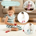 thumbnail image 4 of Baby Non Slip Grip Crew Socks 12 Pairs with Non Skid Soles for Infants Toddlers Kids Boys Girls, 4 of 7