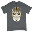 thumbnail image 5 of Pittsburgh Sugar Skull T-shirt Steel City Football Fan Tailgating Men's Tee, 5 of 7