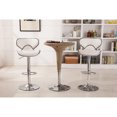 thumbnail image 2 of Chrome Base and Swivel Function Barstool, Set of 2 / Perfect for Dining Room Setup, 2 of 4