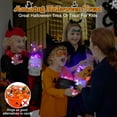 thumbnail image 2 of 50PCS 3D Light-Up Halloween Rings - Bulk LED Flashing Toys for Kids, Glow in The Dark Party Favors, Non-Candy Treats, Goodie Bag Fillers & Party Supplies Decorations, 2 of 7