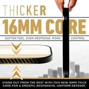 Franklin Sports Pro Signature Pickleball Paddles - 16mm Poly Core - Gold