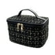 thumbnail image 1 of Estuche organizador de maquillaje con asa, neceser, bolso de almacenamiento portátil, bolsas de cosméticos, neceser de maquillaje para baño de mujer Negro Salvador Estuche de maquillaje, 1 of 10