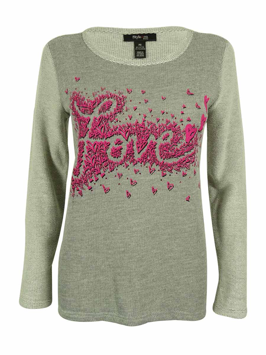 style and co sweatshirt