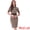 Brown, variant on Houndstooth Plaid Pencil Sheath Work Dress M Pink