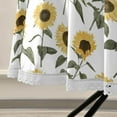 thumbnail image 5 of Coolnut 60" Sunflower Outdoor Tablecloth with Umbrella Hole and Zipper, Waterproof Round Tablecloth for Party,Patio,Picnic,Holiday Dinner,Summer, 5 of 7