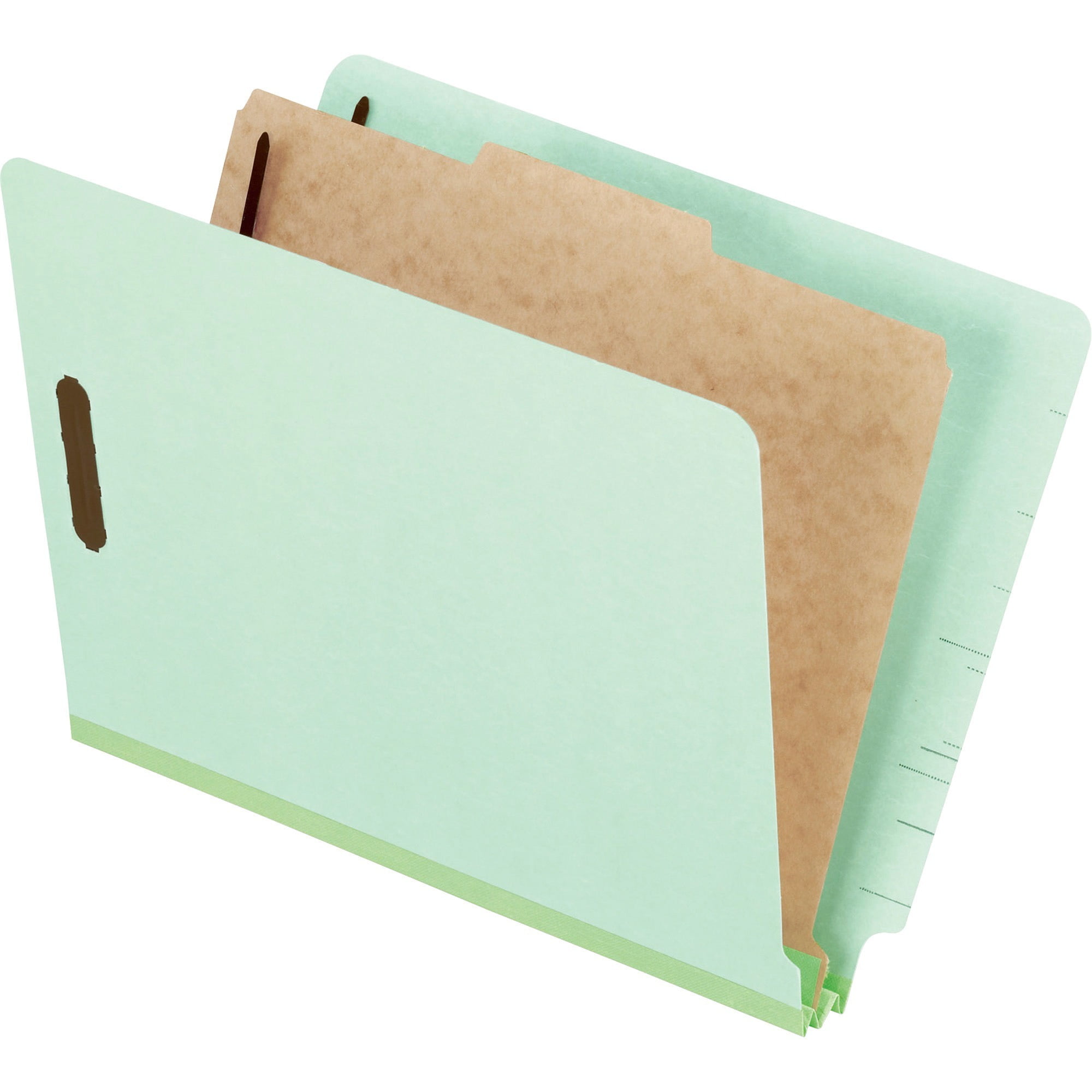Pendaflex Pressboard End Tab Classification Folders, Light Green, 10 / Box (Quantity) Walmart