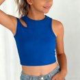 thumbnail image 2 of OGLCCG Girls Tank Tops Kids Athletic Dance Ribbed Knit Sleeveless Crop Tops for Teen Kids Summer Casual Slim Fit Basic Camisole 1-10 Years, 2 of 5