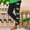 Women's Holiday Lip Print Leggings Hip Lifting Fitness Exercise