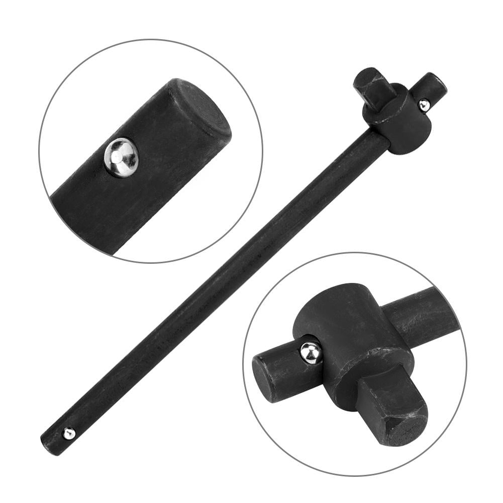 1, 1944g//68.6oz Sliding Wrench Breaker Bar T-Handle Socket Wrench Heavy Duty Steel with Ergonomic Design