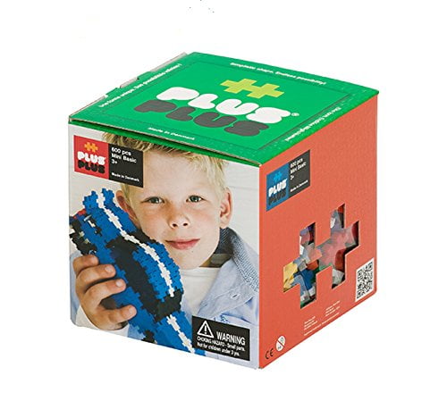 Plus-Plus /"Mini Basic/" Building Blocks 300-Piece Multi-Colour