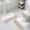 Brown, variant on Beige White Striped Bath Mat 3 Piece Bathroom Rug Set, Modern Abstract Art Aesthetics Non Slip Bath Rug Contour Mat and Toilet Lid Cover, Absorbent Shower Mats Soft Bath Rugs and Mats Sets