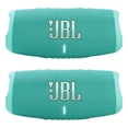 thumbnail image 1 of Altavoz Bluetooth JBL Charge 5, impermeable, verde azulado (par), 1 of 1