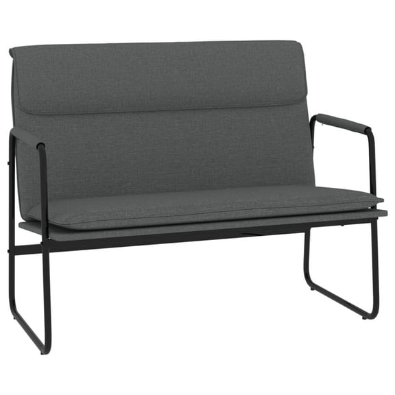 vidaXL Bench Dark Gray 39.4"x25.2"x31.5" Fabric