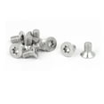 thumbnail image 1 of Unique Bargains M6 x 10mm 316 Stainless Steel Flat Torx Head Machine Screw Silver Tone 10pcs, 1 of 2