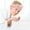 Pink, variant on VJGBEGW Spa Bow Coral Headbands,Colourful Striped Elastic Makeup Headband for Women Washing Face Skin Care Makeup Hot Pink