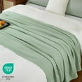 thumbnail image 6 of PHF Ultra Soft Waffle Weave Blanket Queen Size for Bed, Lightweight and Breathable Blanket, Perfect for Hot Sleepers, 90"x 90", Sage Green, 6 of 8