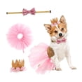 thumbnail image 4 of unbranded Vestido Para Perro Con Falda De Gasa Rosa Y Para Exteriores, 4 of 8