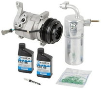 AC Compressor & A/C Repair Kit For Chevy Tahoe Suburban Avalanche GMC Yukon Cadillac Escalade w/ Rear AC 2003 2004 2005 - BuyAutoParts