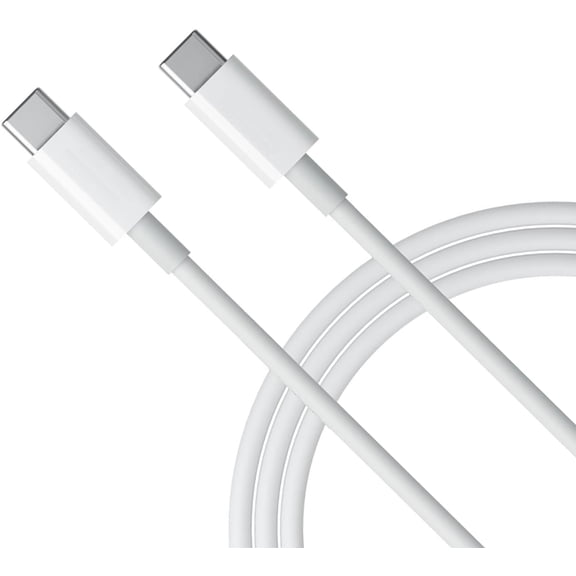 6FT USB-C to USB-C Charging Cable, Long Type-C Charger Cord Compatible with iPhone 17e/16e/17/16/15, Samsung Galaxy and iPad, White