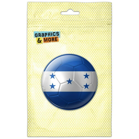 Honduras Flag Soccer Ball Futbol Football Pinback Button Pin Badge