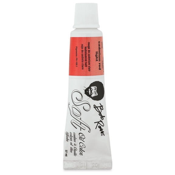 Bob Ross Soft Oil Color - Cadmium Red Light, 1.25 oz tube