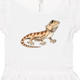 thumbnail image 4 of Inktastic Cute Bearded Dragon Girls Toddler Dress, 4 of 5