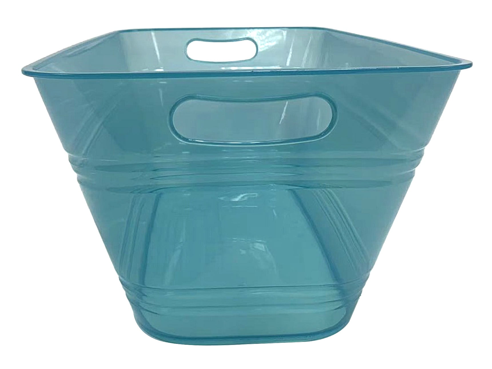 Mainstays 20" Plastic Rectangular Beverage Tub - Green