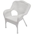 thumbnail image 6 of Northlight Wicker Outdoor Patio Conversation Set - White - 4pc, 6 of 9