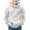 White, variant on Mercatoo Boys Fle𝐞ce Ho𝐨dies Half Zipper Winter Warm Front Pockets Cargo Ho𝐨die Coats Youth Kids Plain Thick Long Sleeve Jackets