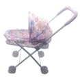 thumbnail image 4 of Cochecito de bebé para muñecas con toldo, interactivo para el desarrollo temprano Púrpura, 4 of 6