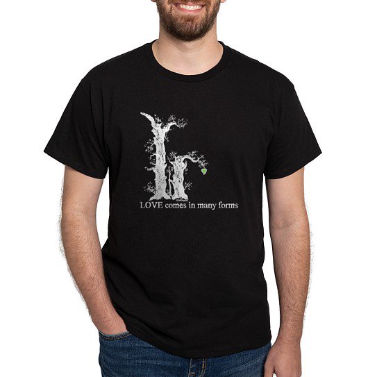 CafePress - Tree Lovers Dark T Shirt - Men's Classic Cotton T-Shirts