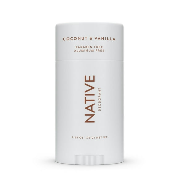 Native Deodorant, Coconut & Vanilla, Aluminum Free, for Women and Men, 2.65 oz