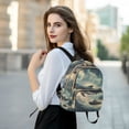 thumbnail image 6 of FORMRS Mini Backpack Purse for Women Travel Daypack Casual Shoulder Bag, Beige Floating Whale, 6 of 7