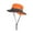 Orange, variant on Kids Girls Ponytail Summer Sun Hat Wide Brim UV Protection Bucket Cap Women Outdoor Wide Brim Foldable Safari Fishing Cap