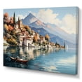thumbnail image 2 of Designart "The Beauty of Lake Como in Italy" Landscapes Wall Decor, 2 of 5